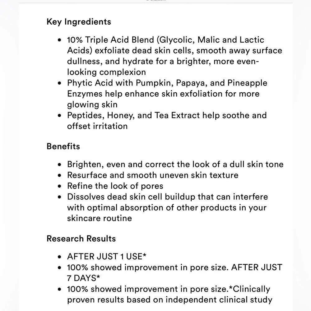 Kate‎ Somerville Liquid ExfoliKate Triple Acid Resurfacing Treatment